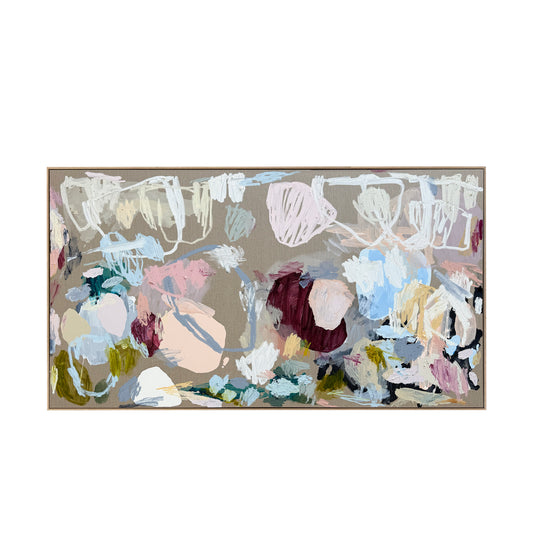 Western Australian artist | large colourful painting | modern art | Perth artist
