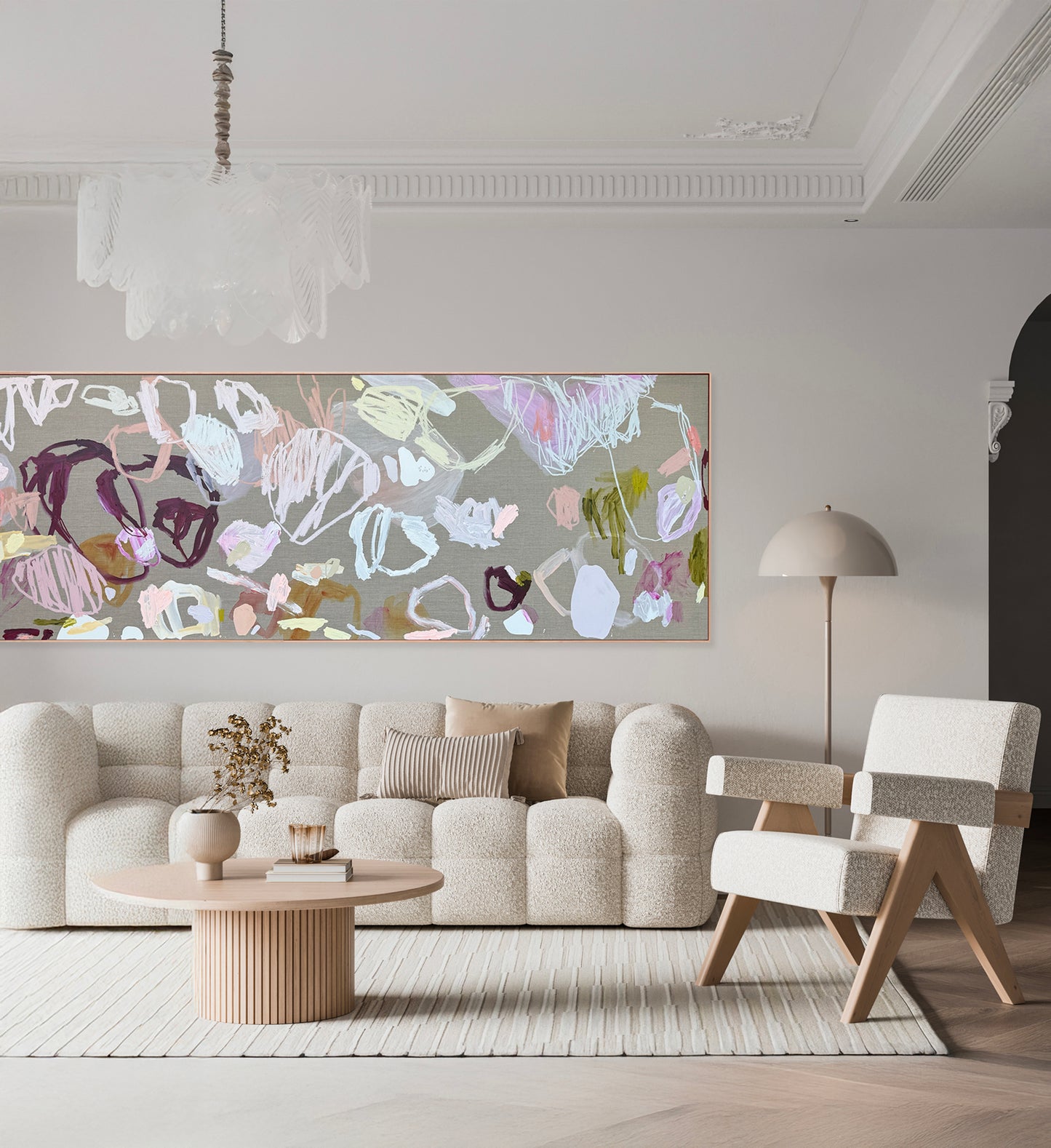 Western Australian artist | large colourful painting | modern art | Perth artist