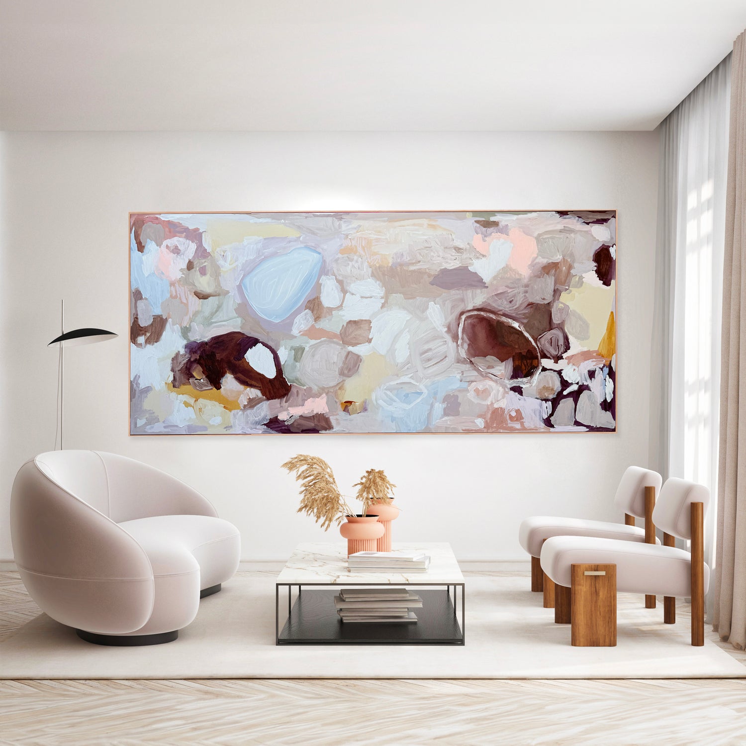 Western Australian artist | large colourful painting | modern art | Perth artist