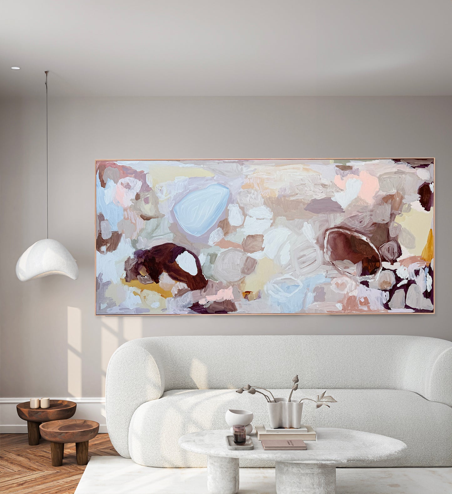Australian abstract artist | large colourful painting | modern art | Perth artist