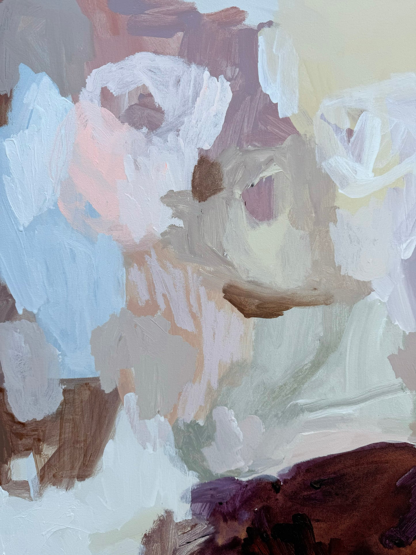 Australian abstract artist | large colourful painting | modern art | Perth artist