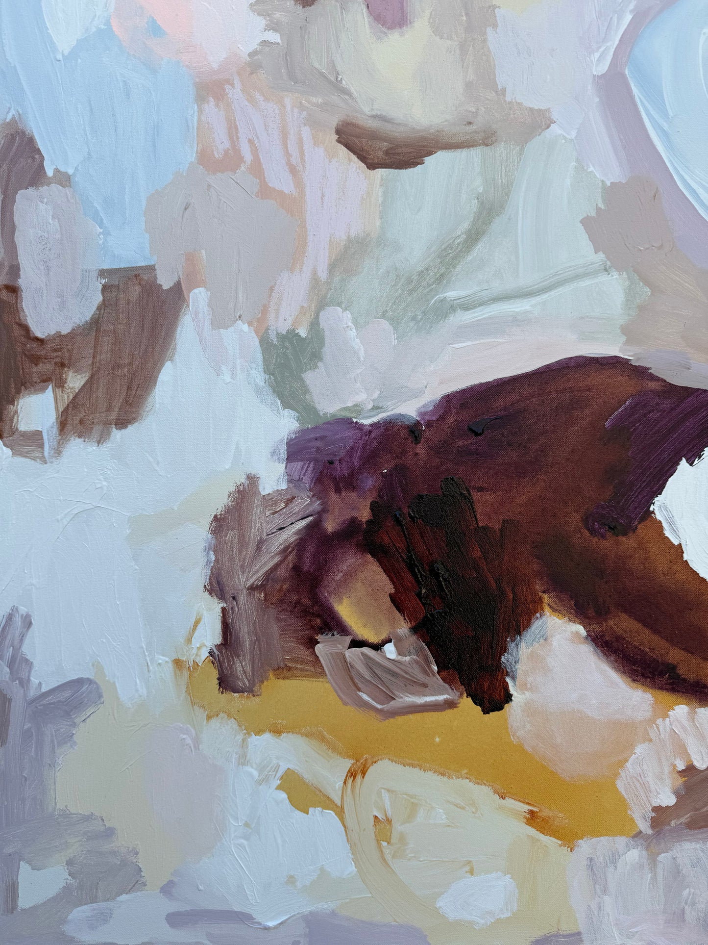 Australian abstract artist | large colourful painting | modern art | Perth artist