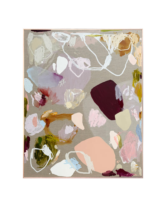Australian abstract artist | large colourful painting | modern art | Perth artist