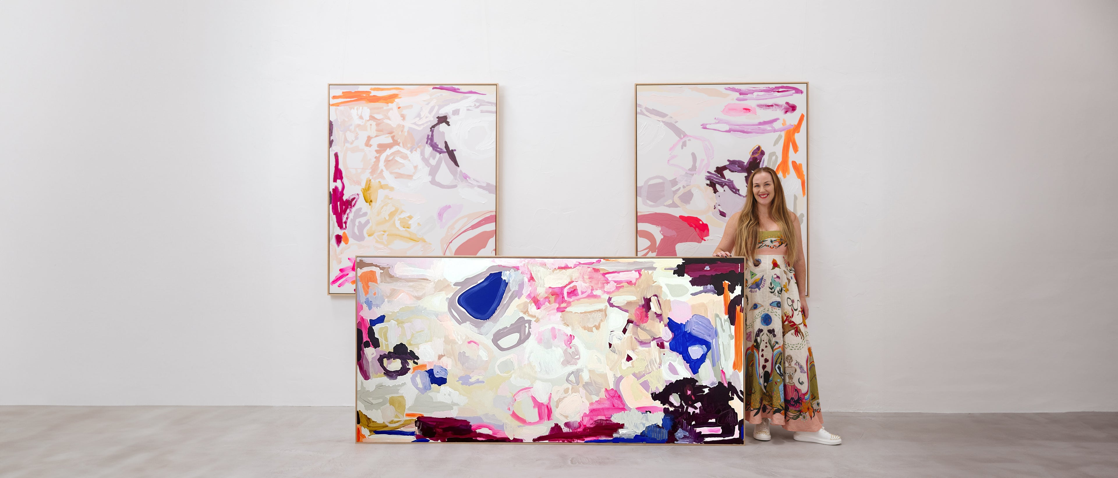 Contemporary abstract artist | Buy painting perth | Rebecca Koerting | Australian artist