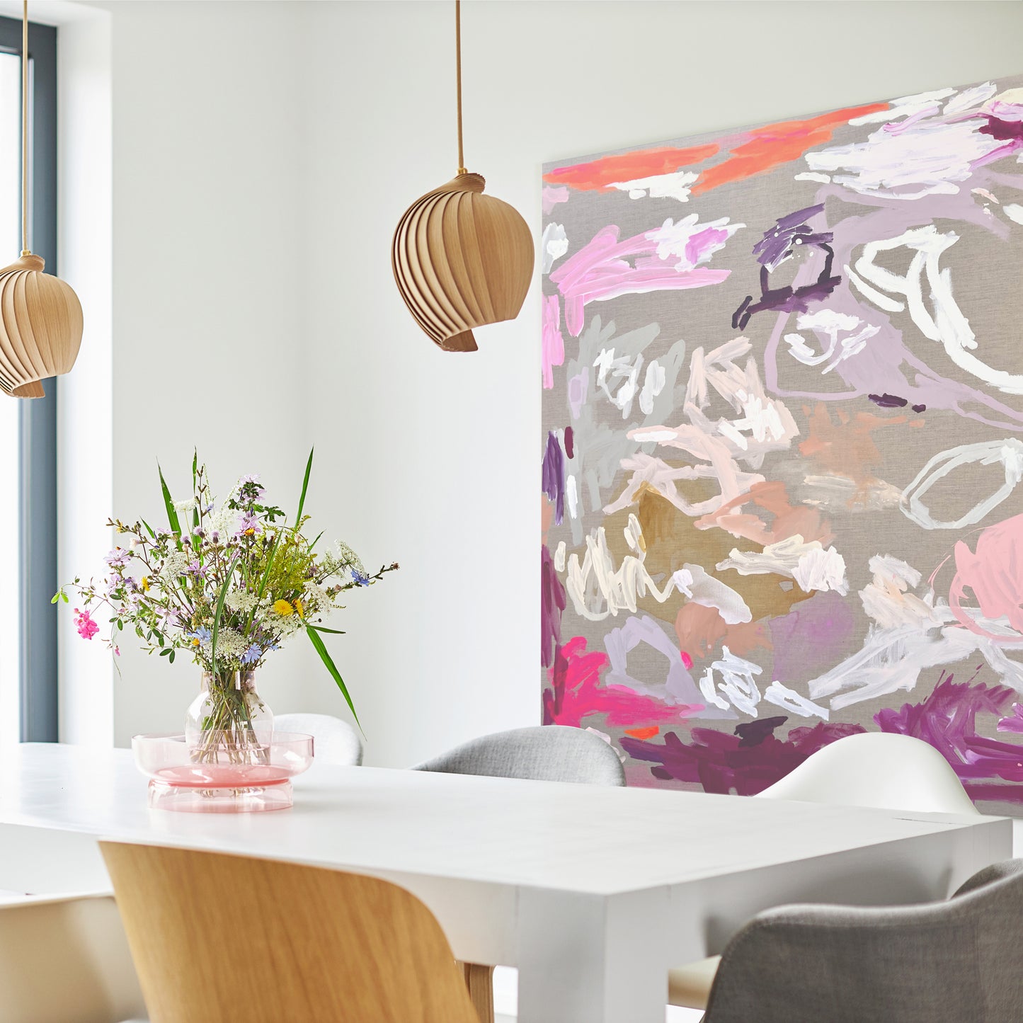 Buy abstract art Australia | purple painting | modern art | Perth artist