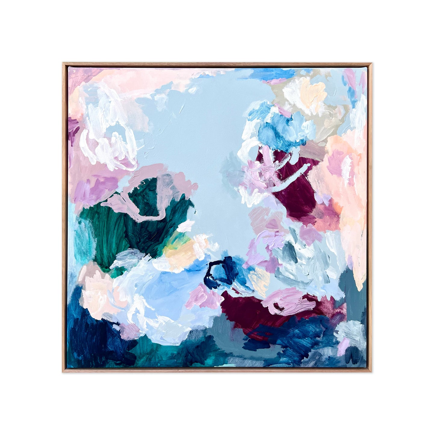 Australian abstract artist | blue painting | modern art | Perth artist