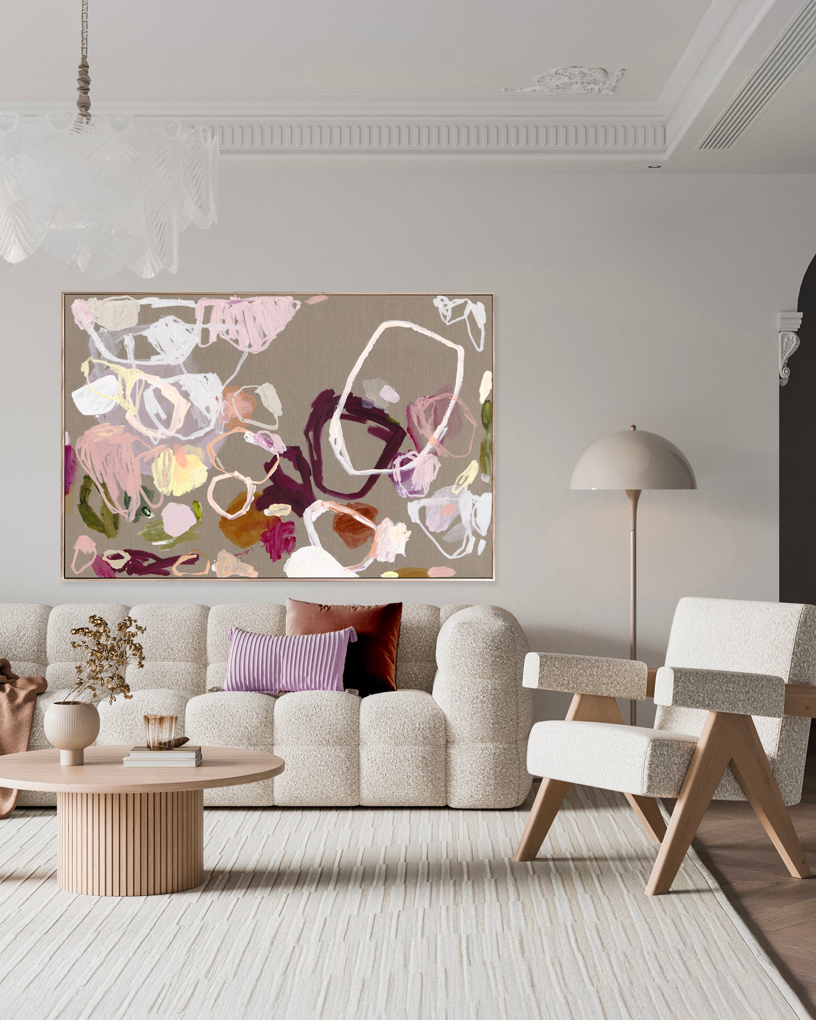 Australian abstract artist | large colourful print | modern art | Perth artist