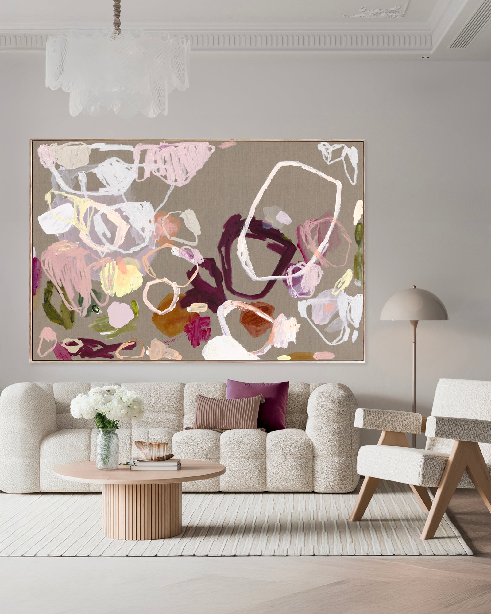 Australian abstract artist | large colourful print | modern art | Perth artist