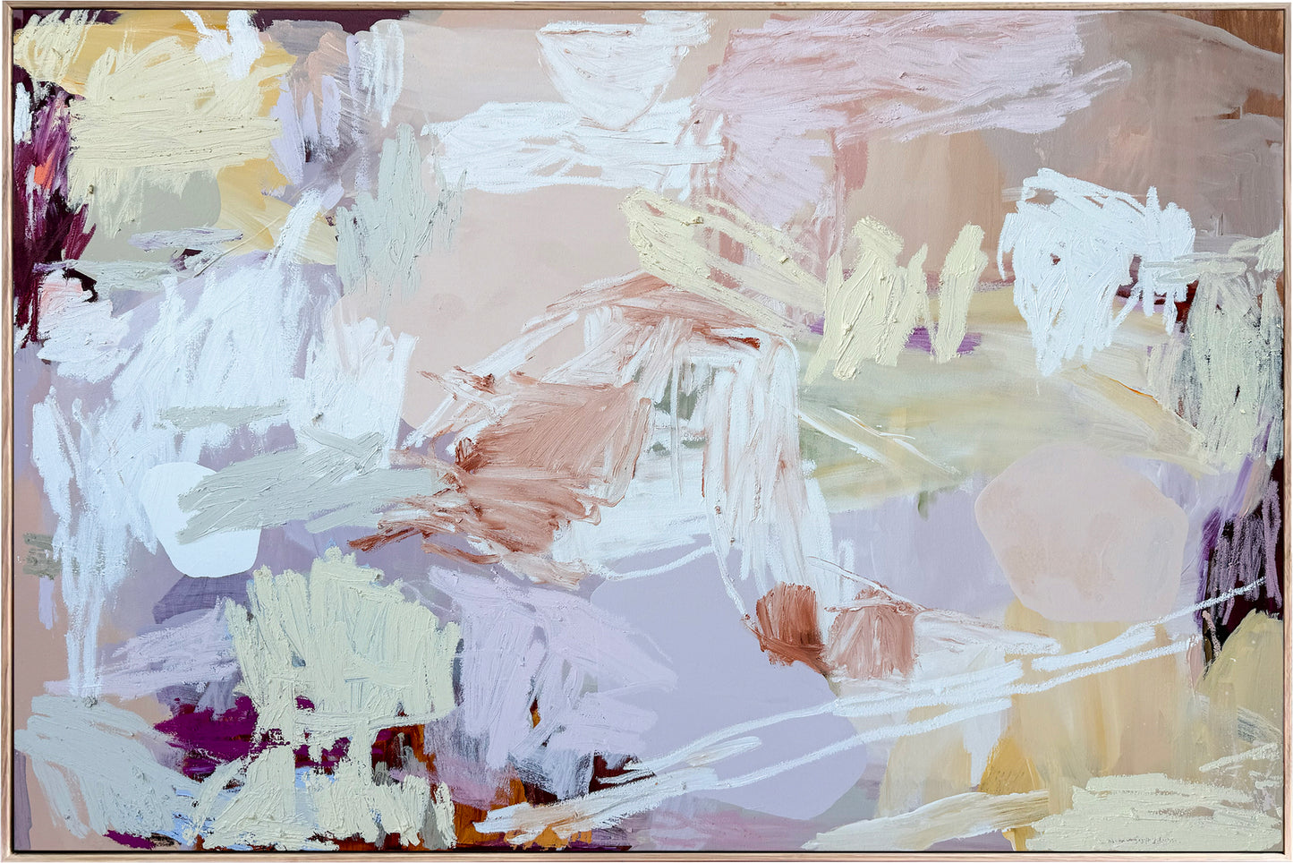Western Australian artist | large soft painting | modern art | Perth artist