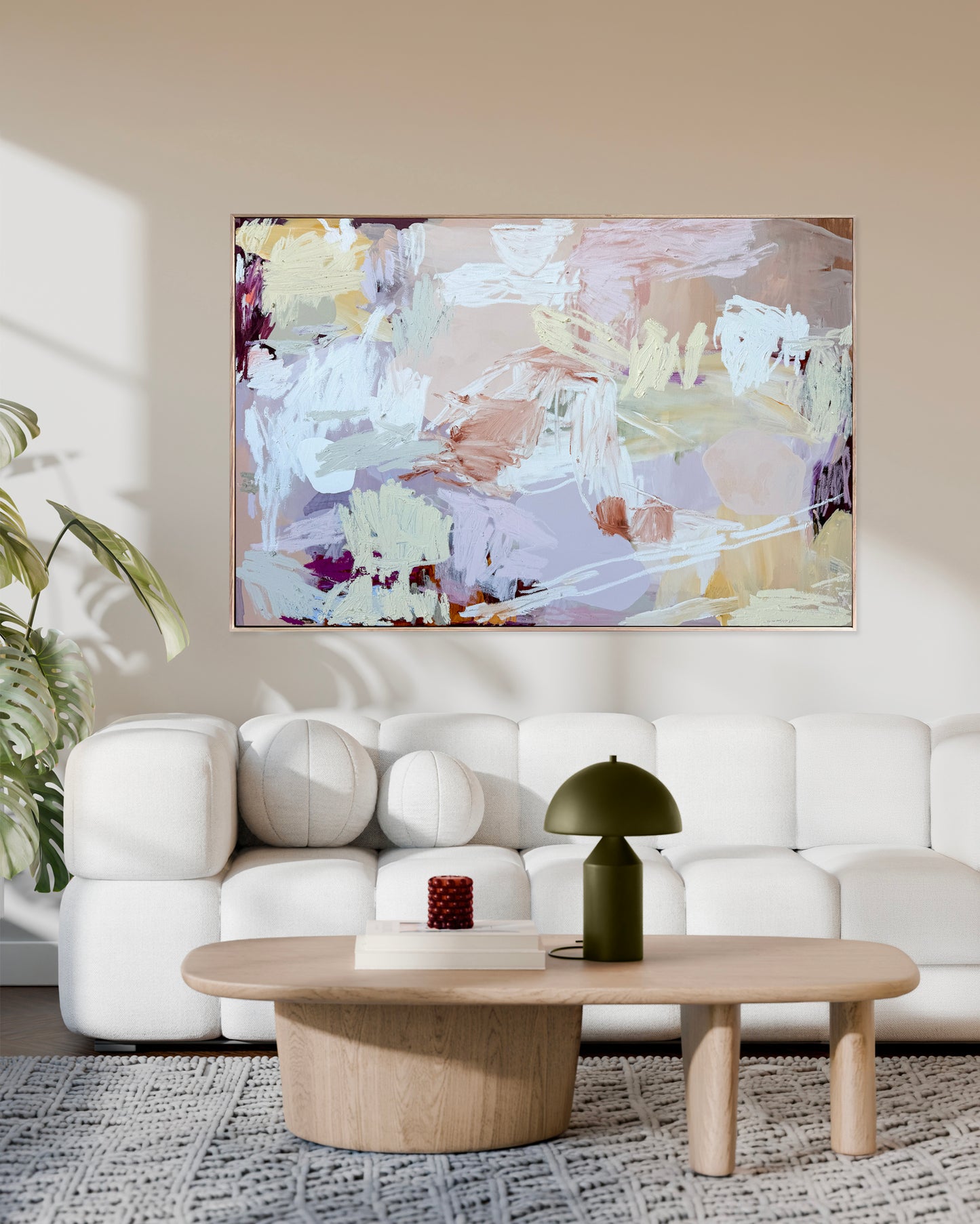Western Australian artist | large soft painting | modern art | Perth artist