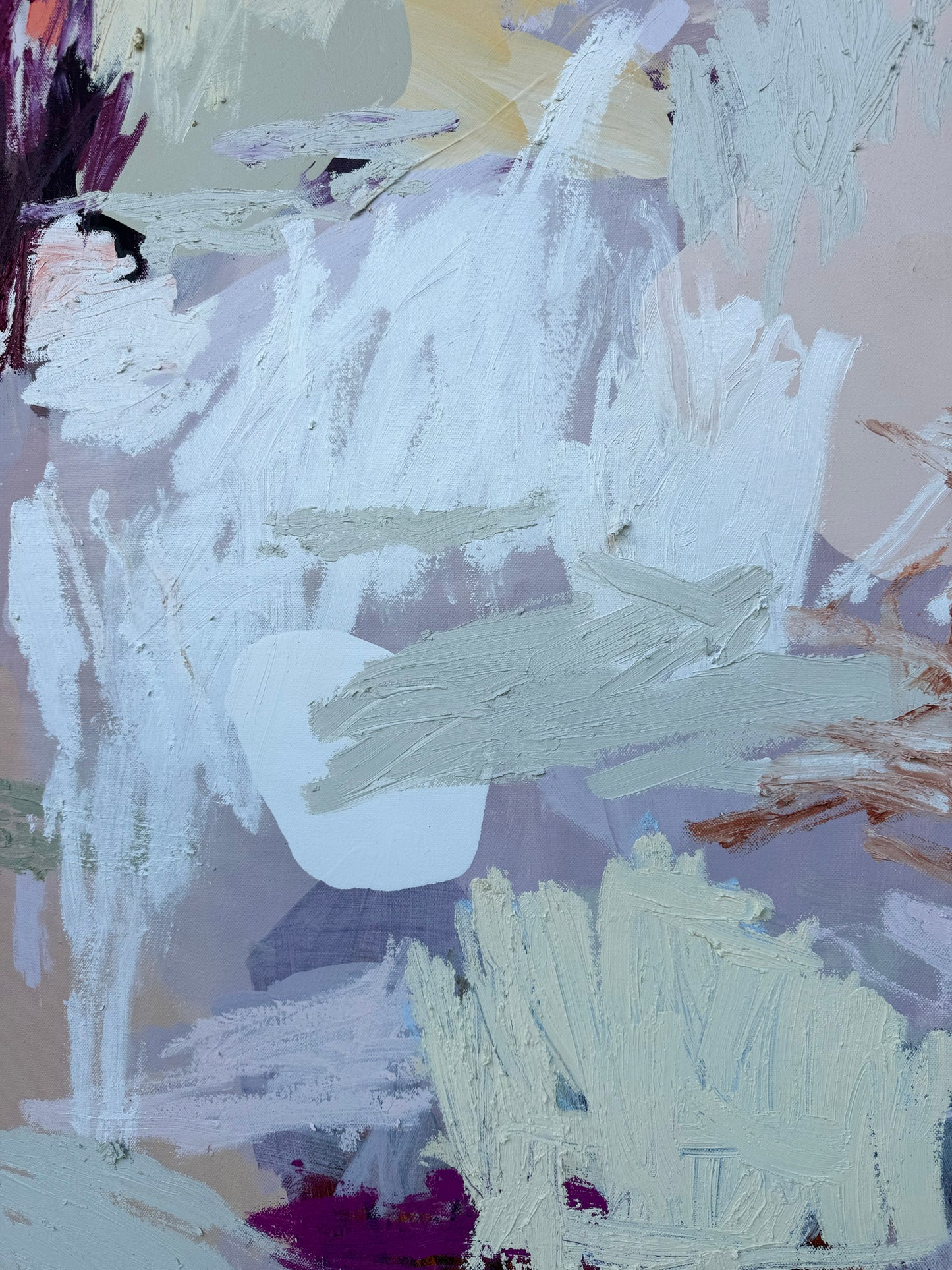 Western Australian artist | large soft painting | modern art | Perth artist