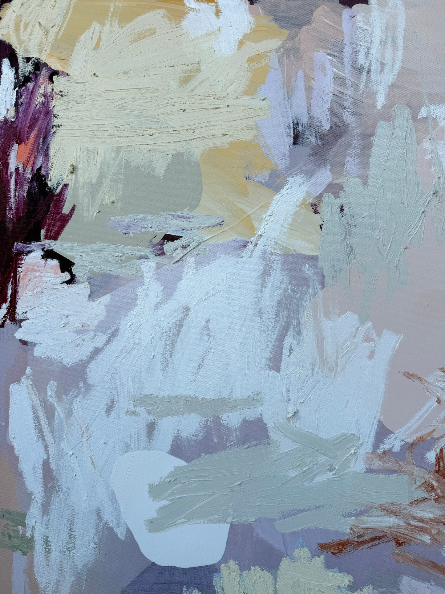Western Australian artist | large soft painting | modern art | Perth artist