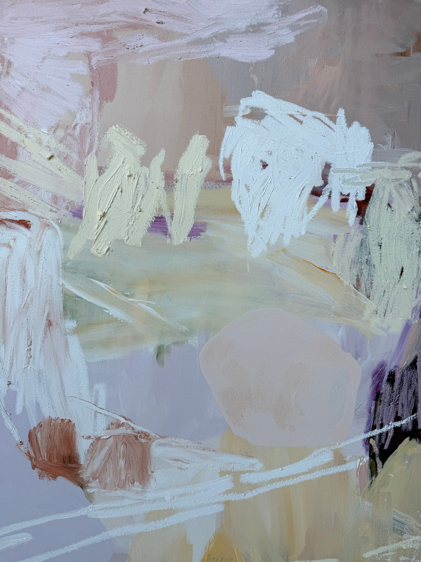 Western Australian artist | large soft painting | modern art | Perth artist
