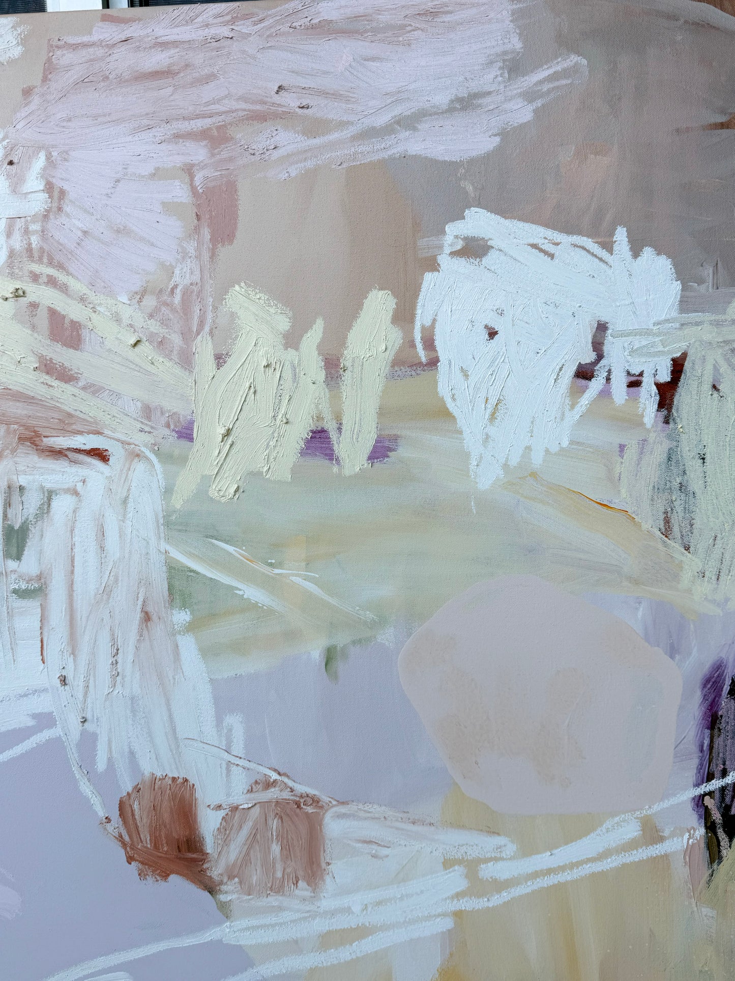 Western Australian artist | large soft painting | modern art | Perth artist