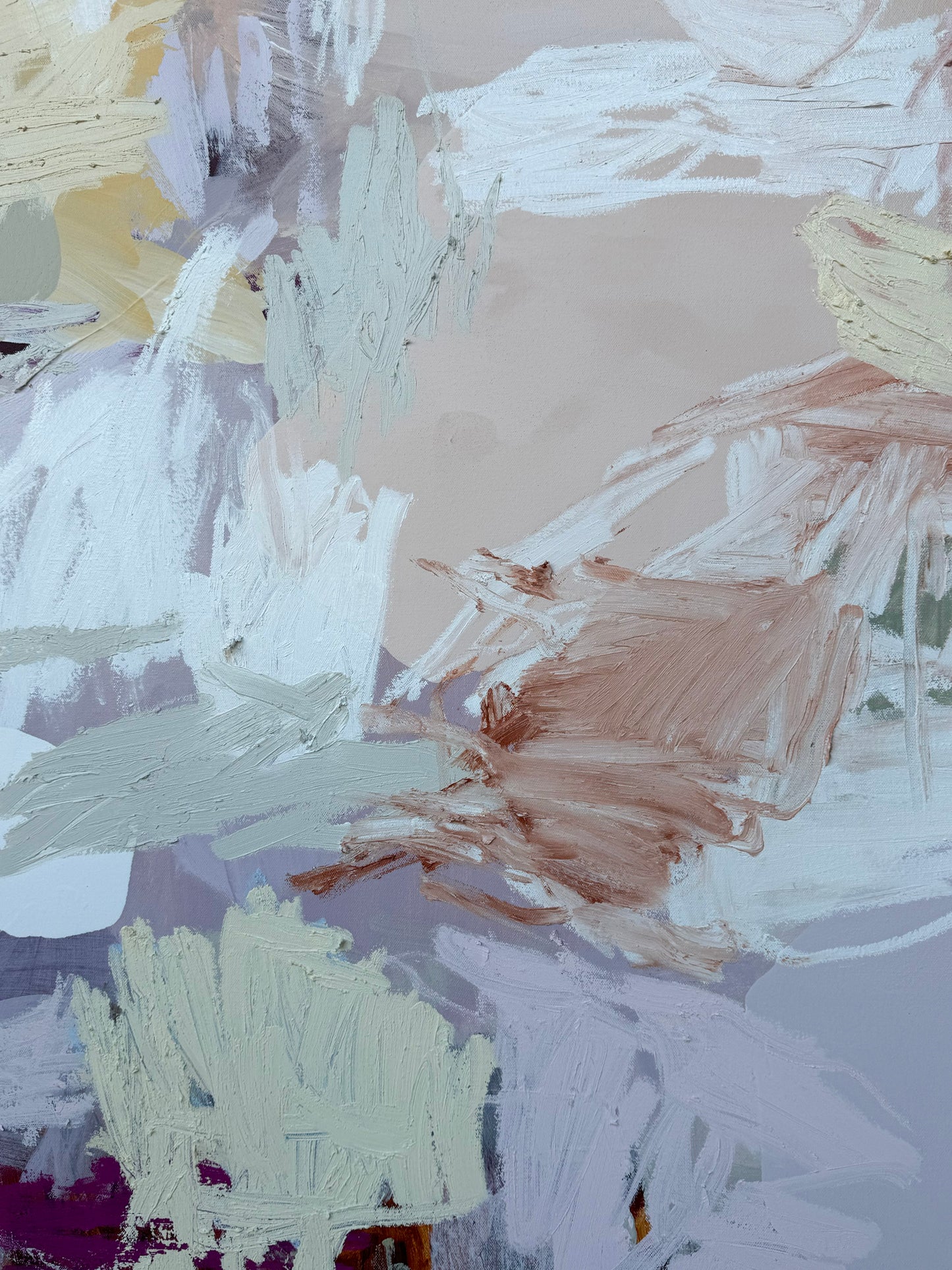 Western Australian artist | large soft painting | modern art | Perth artist