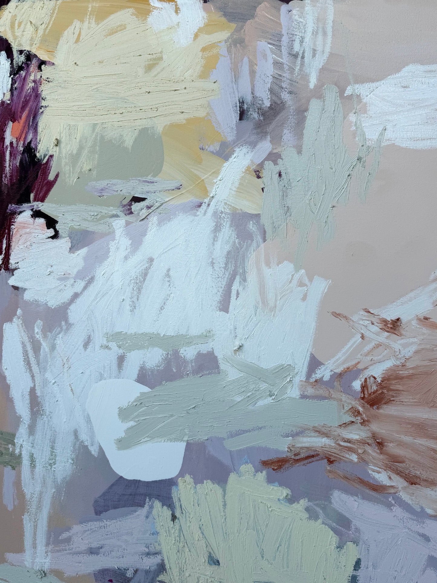Western Australian artist | large soft painting | modern art | Perth artist