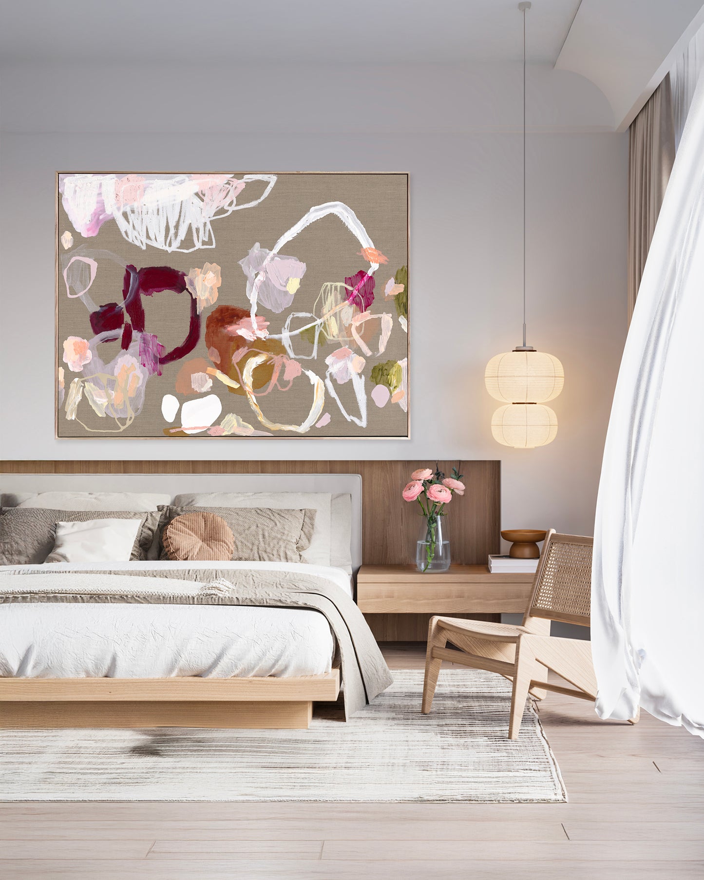 Australian abstract artist | large colourful print | modern art | Perth artist