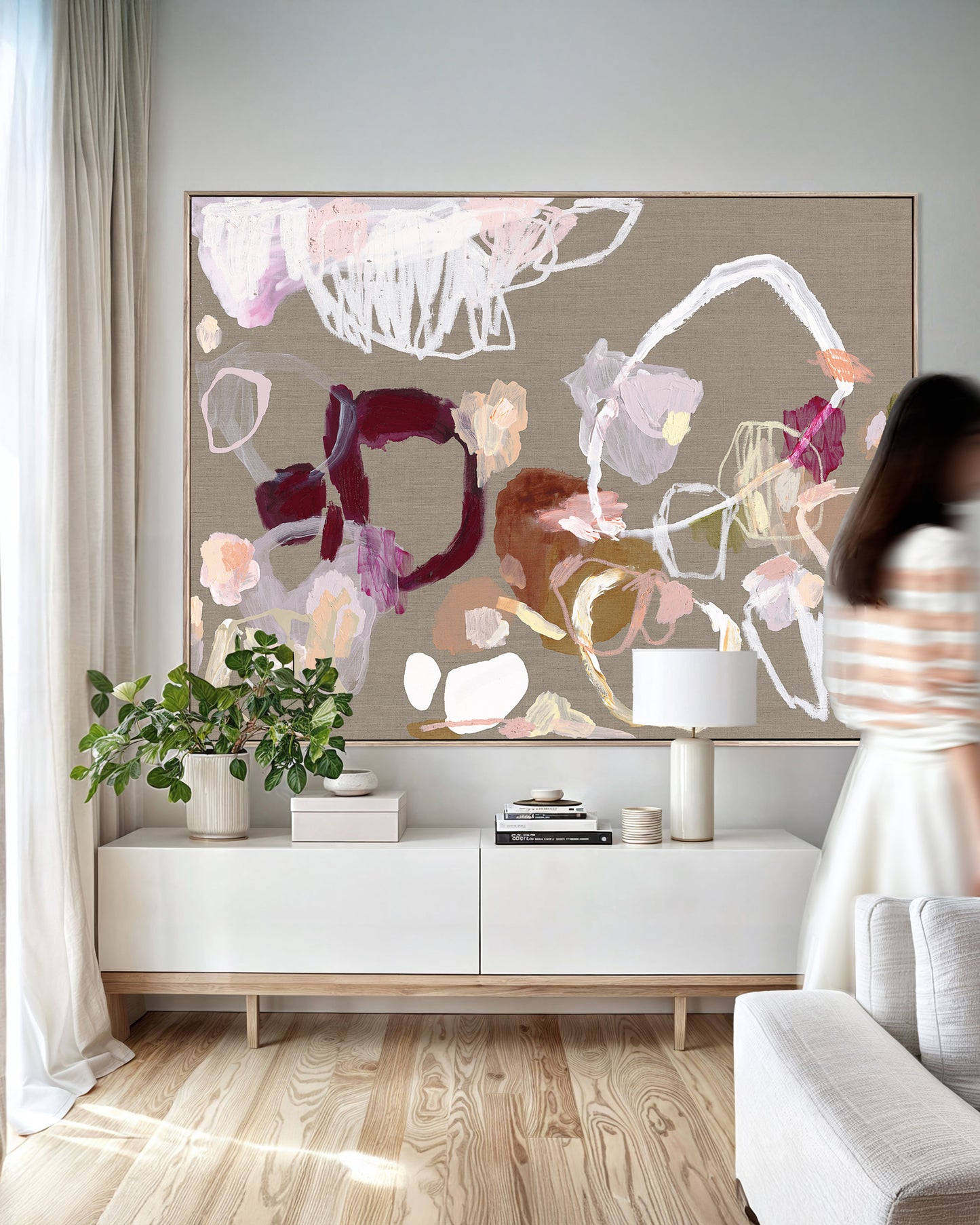 Australian abstract artist | large colourful print | modern art | Perth artist