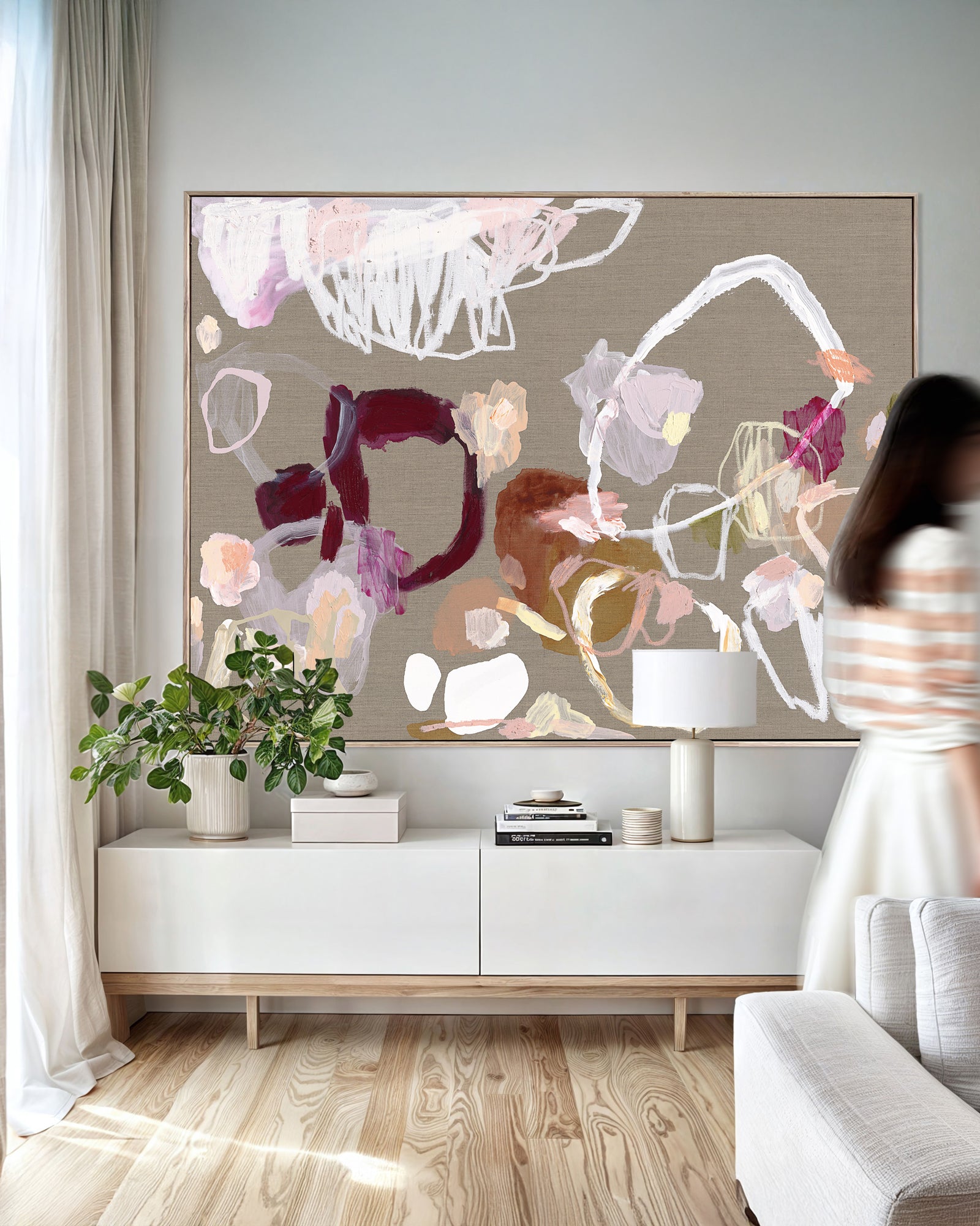 Australian abstract artist | large colourful print | modern art | Perth artist