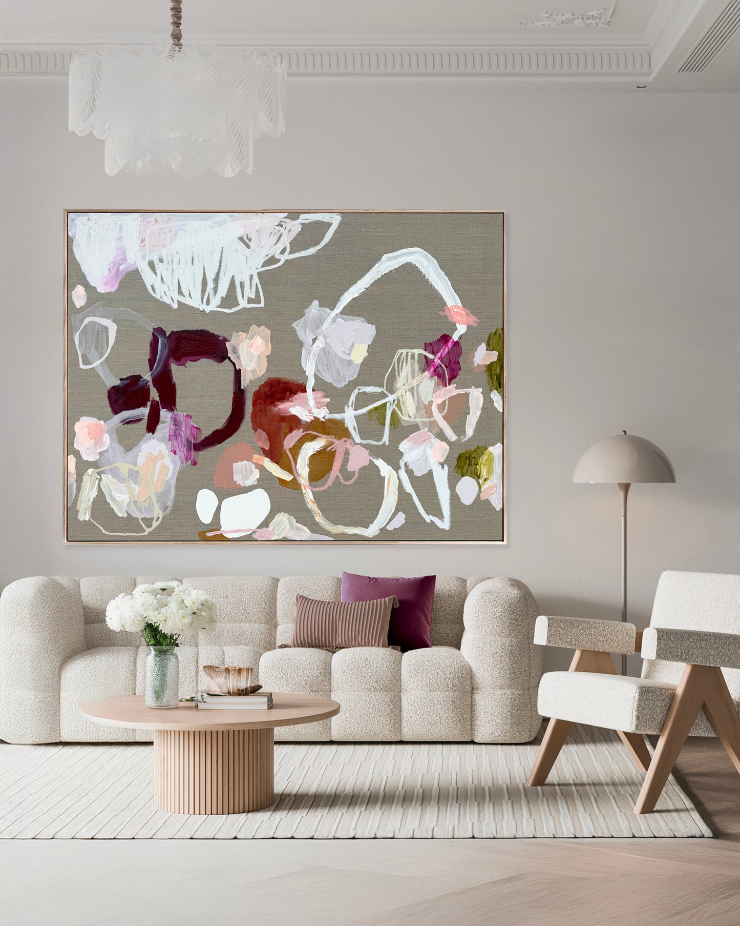 Australian abstract artist | large colourful print | modern art | Perth artist