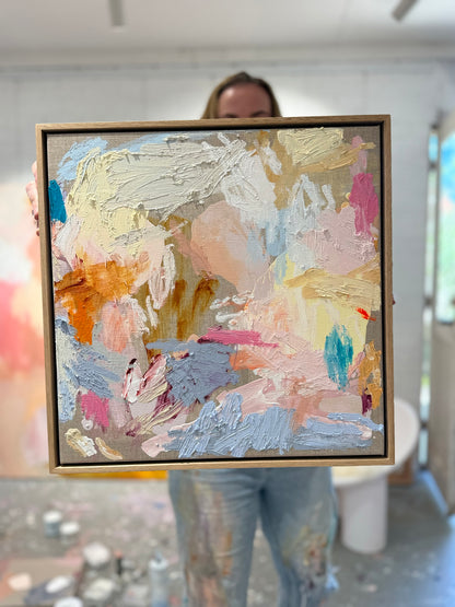 Australian abstract artist | mini abstract painting | modern art | Perth artist