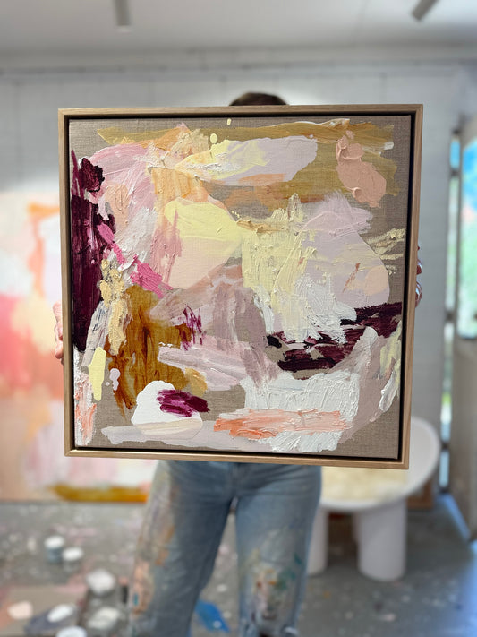 Australian abstract artist | mini abstract painting | modern art | Perth artist