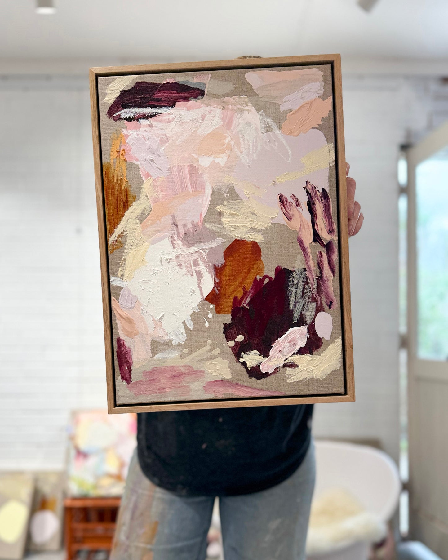 Australian abstract artist | mini abstract painting | modern art | Perth artist