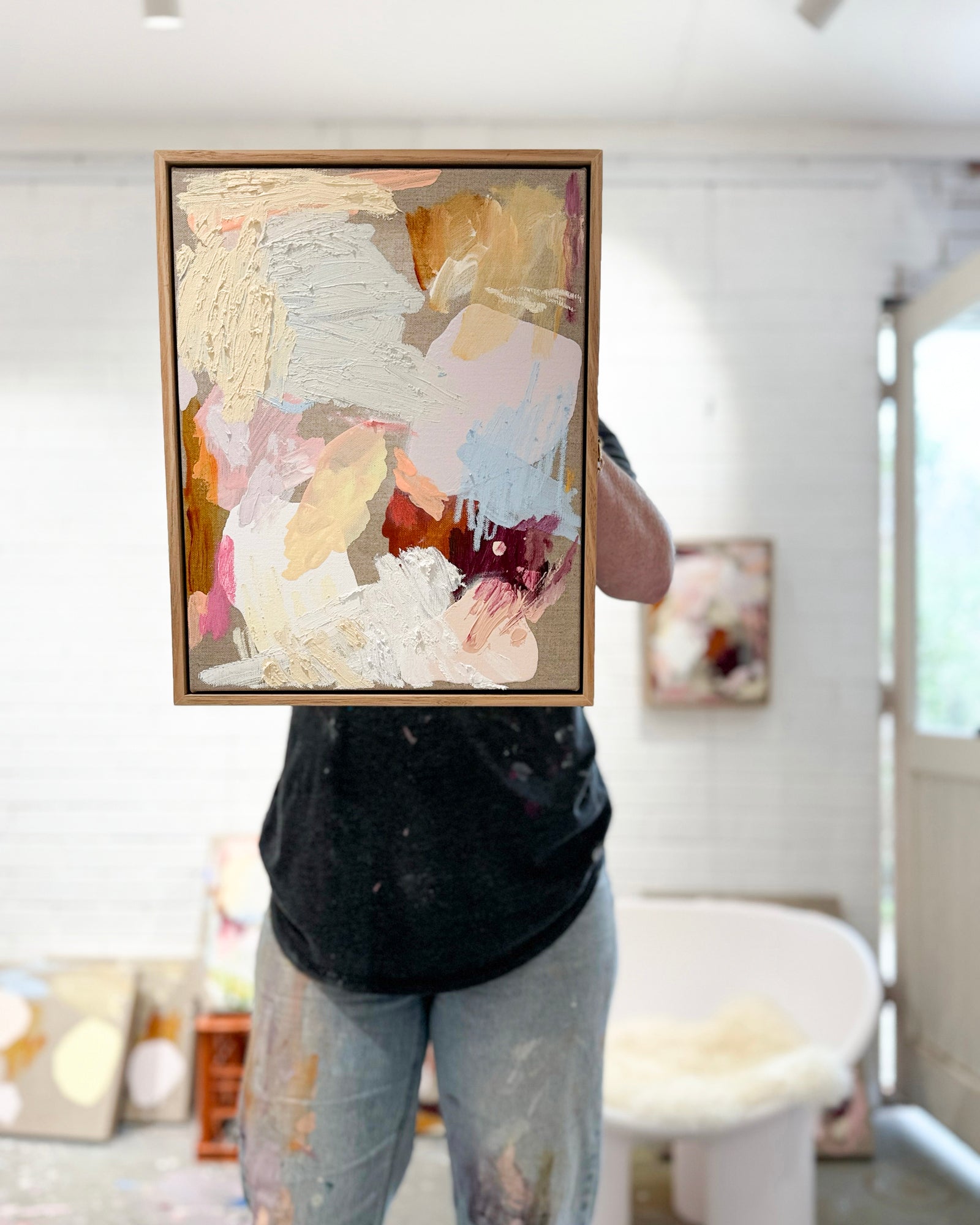 Australian abstract artist | mini abstract painting | modern art | Perth artist