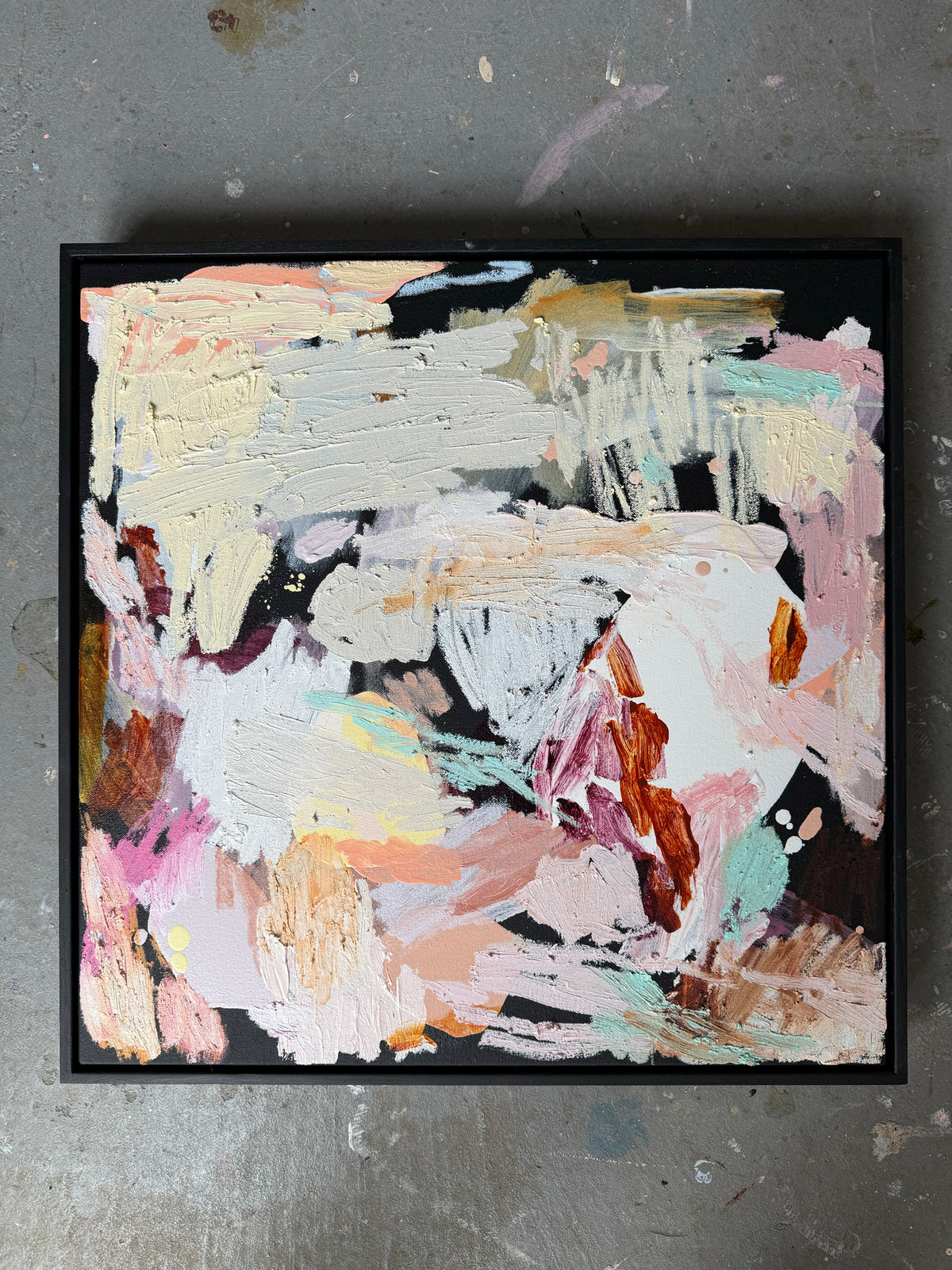 Australian abstract artist | mini abstract painting | modern art | Perth artist