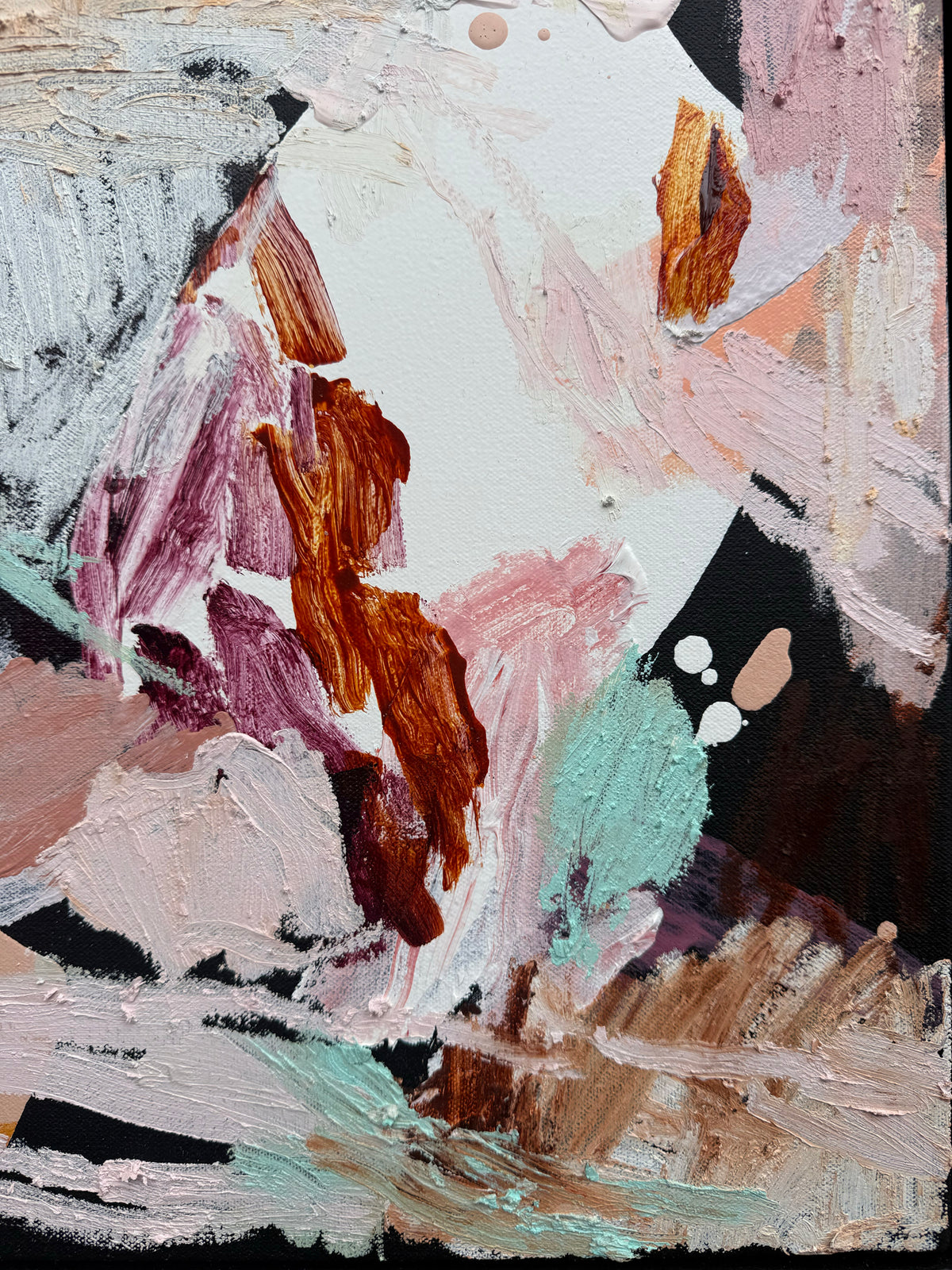 Australian abstract artist | mini abstract painting | modern art | Perth artist