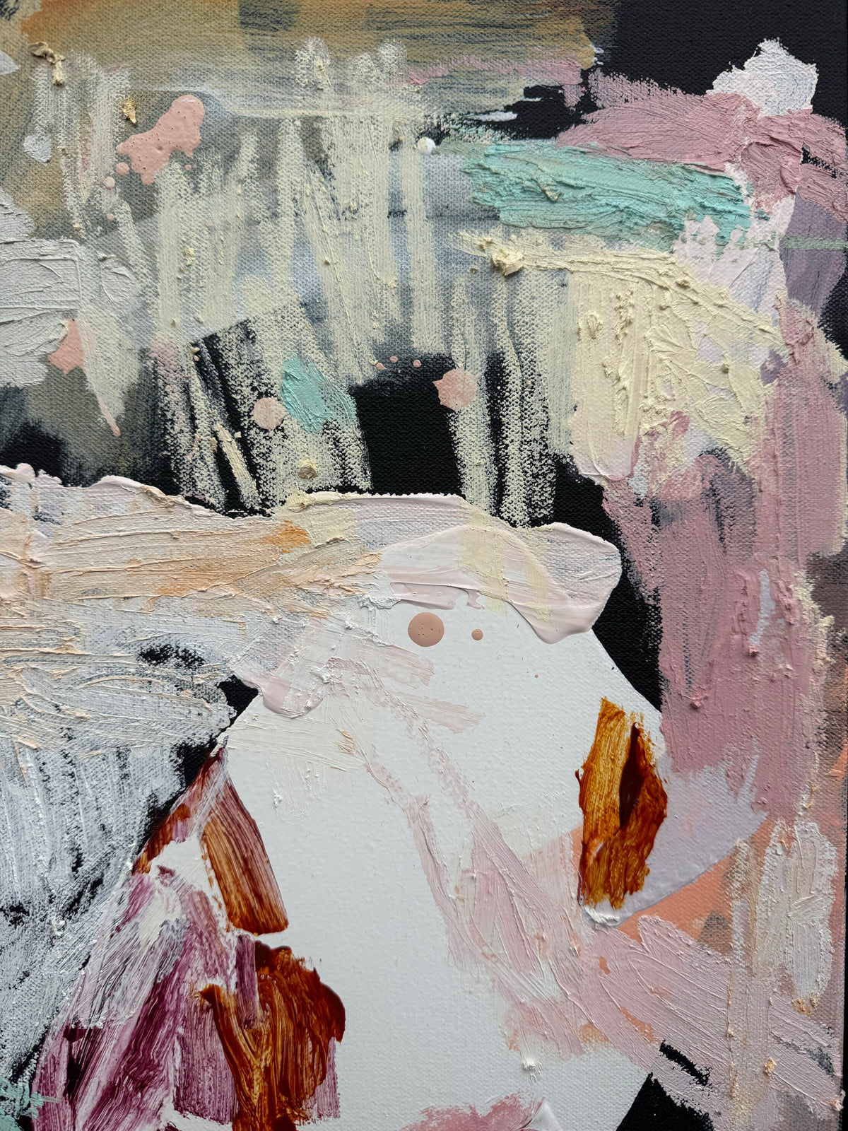Australian abstract artist | mini abstract painting | modern art | Perth artist