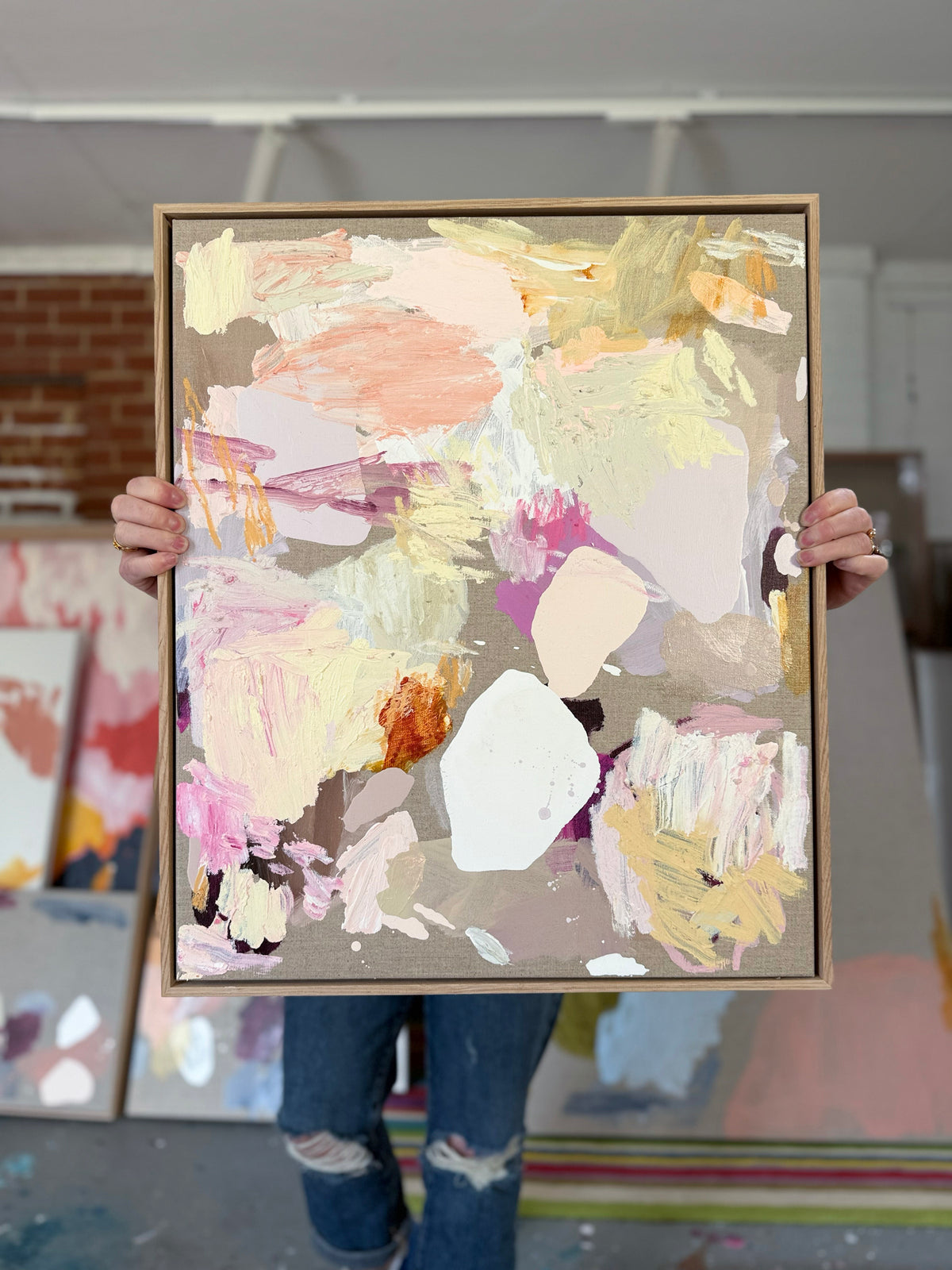 Australian abstract artist | mini abstract painting | modern art | Perth artist