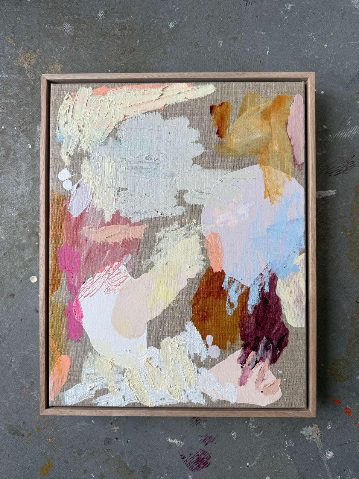 Australian abstract artist | mini abstract painting | modern art | Perth artist