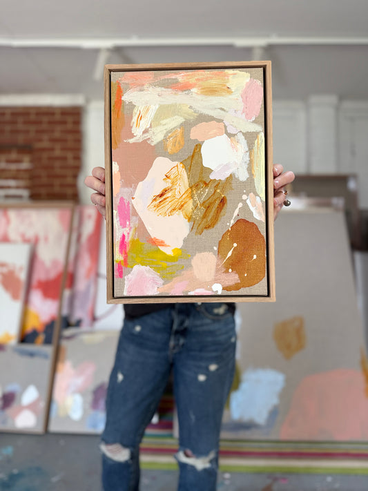 Australian abstract artist | mini abstract painting | modern art | Perth artist