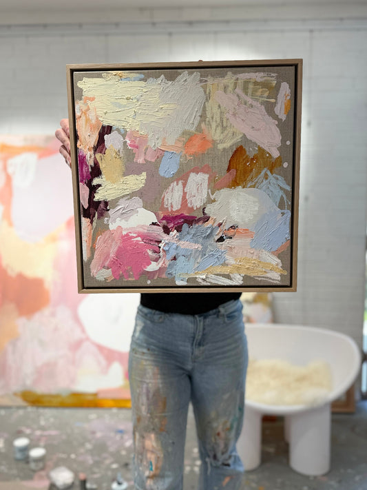 Australian abstract artist | mini abstract painting | modern art | Perth artist