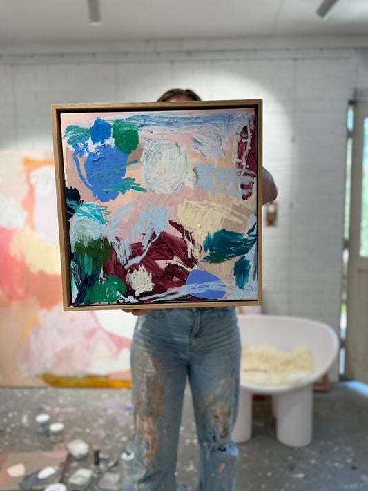 Australian abstract artist | mini abstract painting | modern art | Perth artist