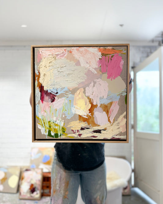 Australian abstract artist | mini abstract painting | modern art | Perth artist
