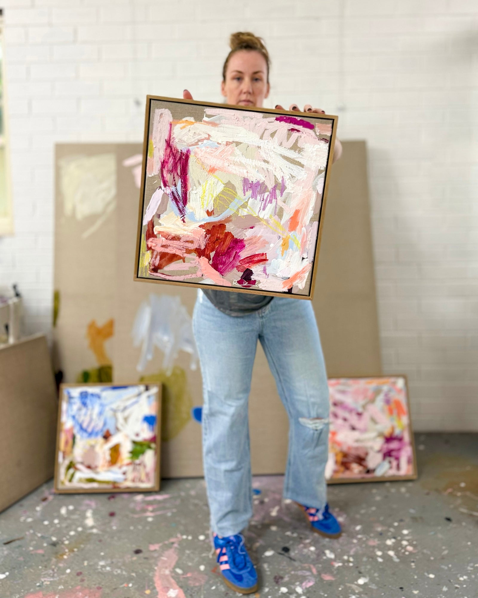 Australian abstract artist | mini abstract painting | modern art | Perth artist