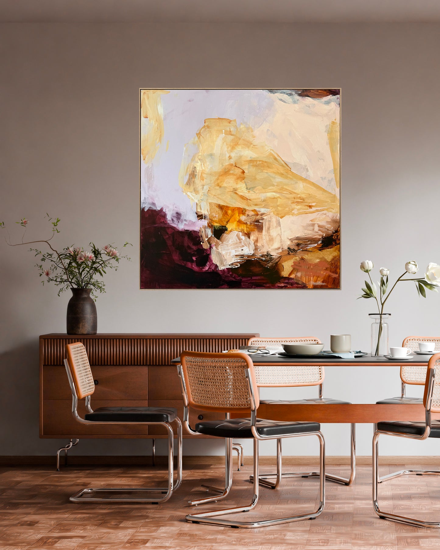 Western Australian artist | large colourful painting | modern art | Perth artist