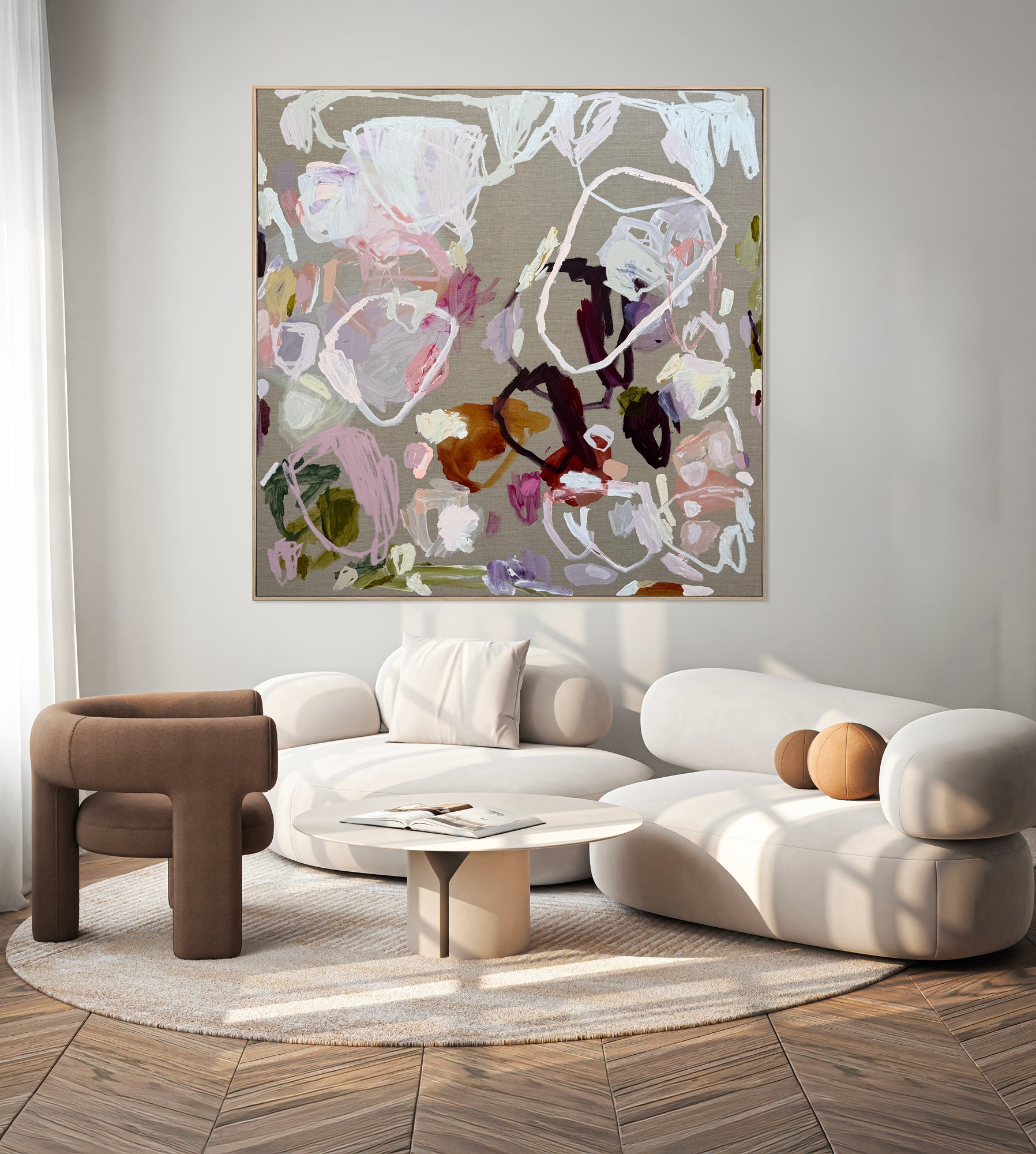 Western Australian artist | large colourful painting | modern art | Perth artist