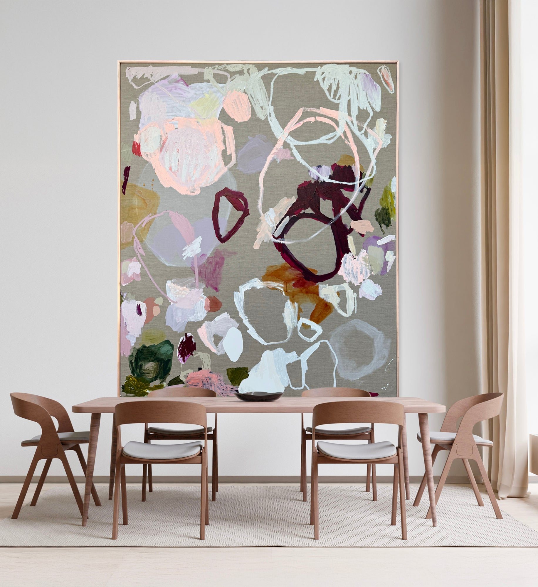 Western Australian artist | large colourful painting | modern art | Perth artist