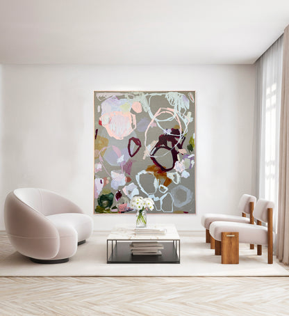 Western Australian artist | large colourful painting | modern art | Perth artist