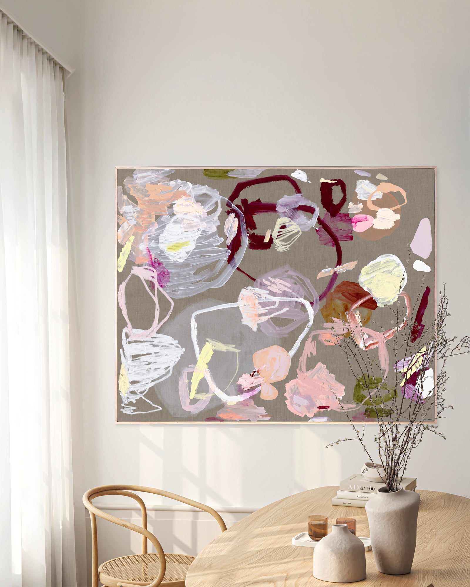 Australian abstract artist | large colourful print | modern art | Perth artist