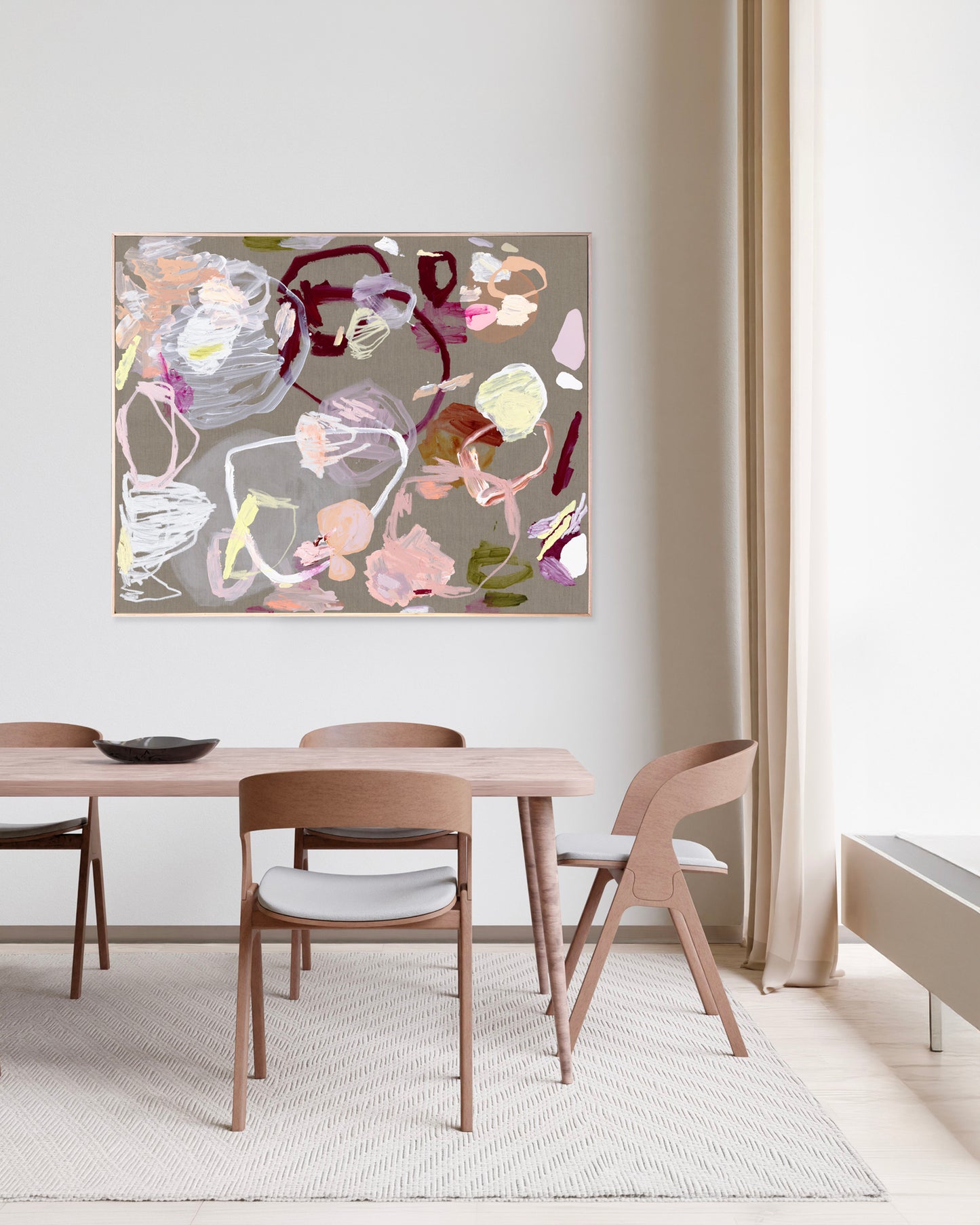 Australian abstract artist | large colourful print | modern art | Perth artist