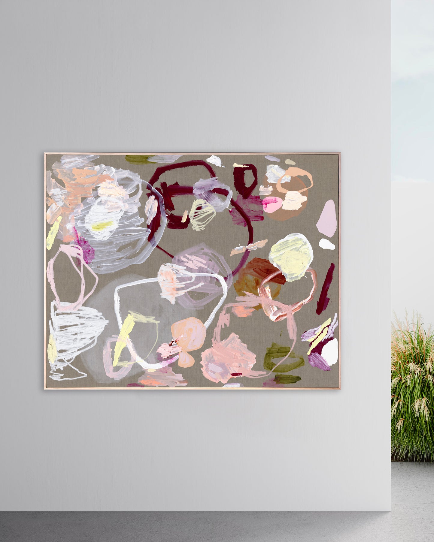 Australian abstract artist | large colourful print | modern art | Perth artist