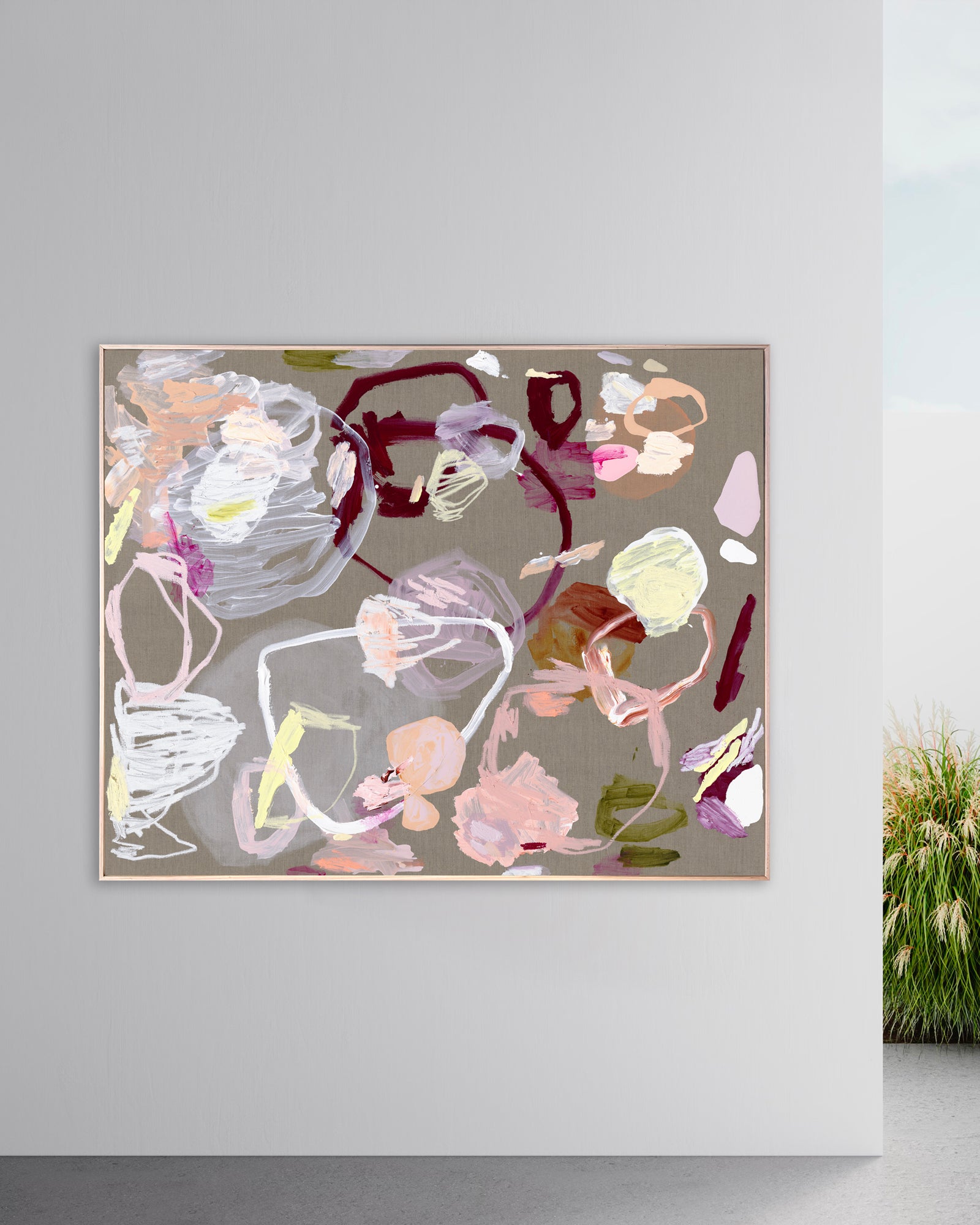 Australian abstract artist | large colourful print | modern art | Perth artist
