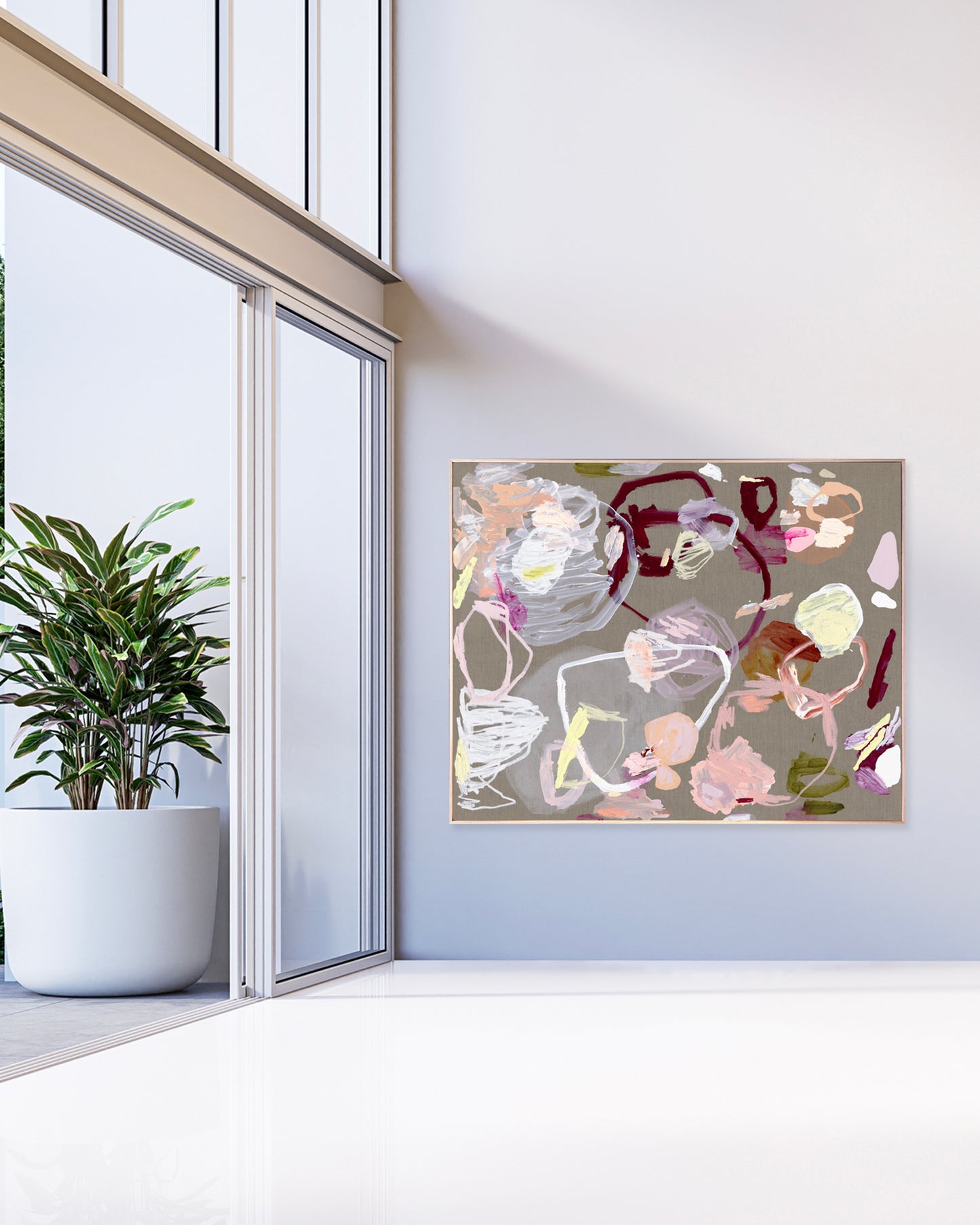Australian abstract artist | large colourful print | modern art | Perth artist