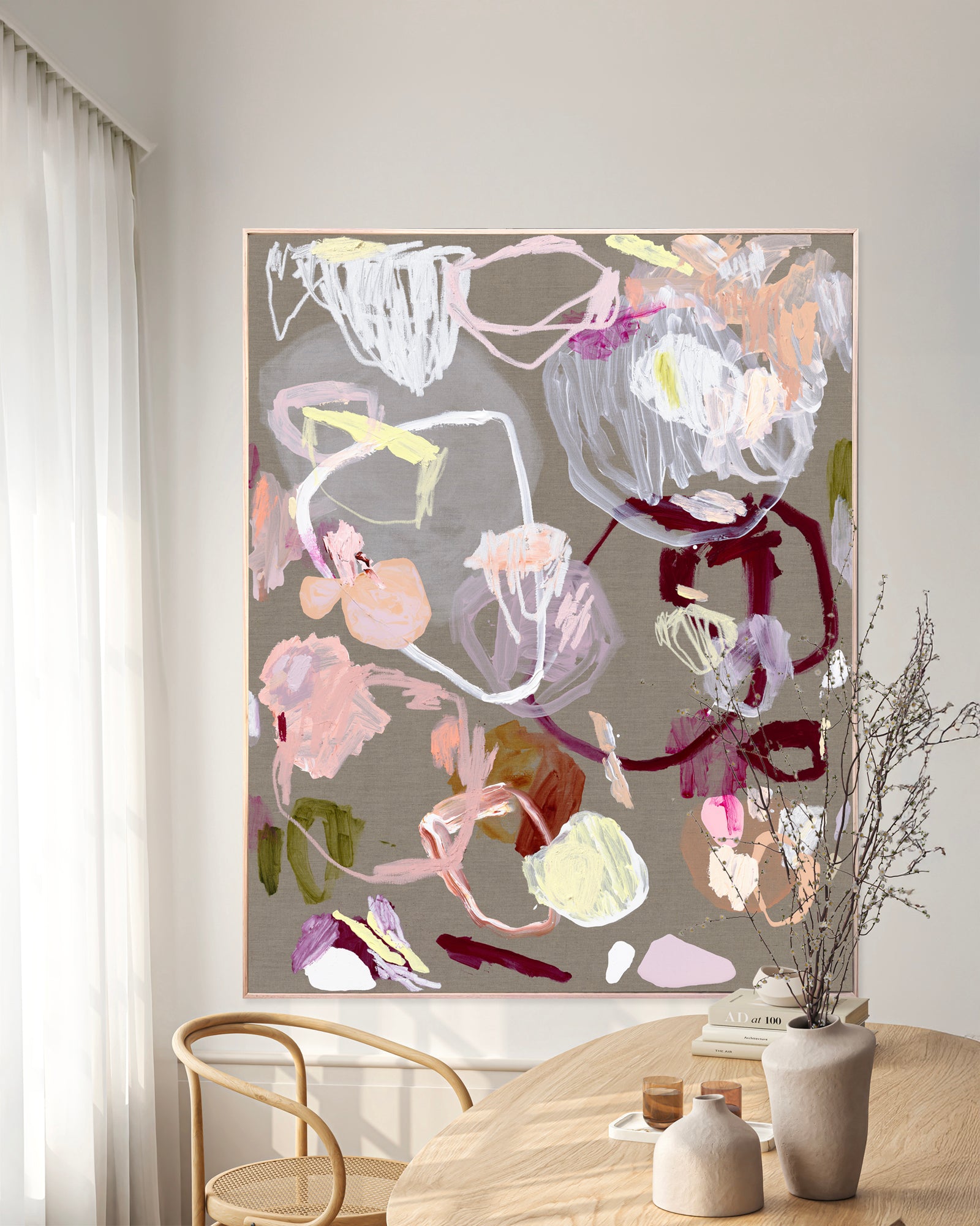 Australian abstract artist | large colourful print | modern art | Perth artist