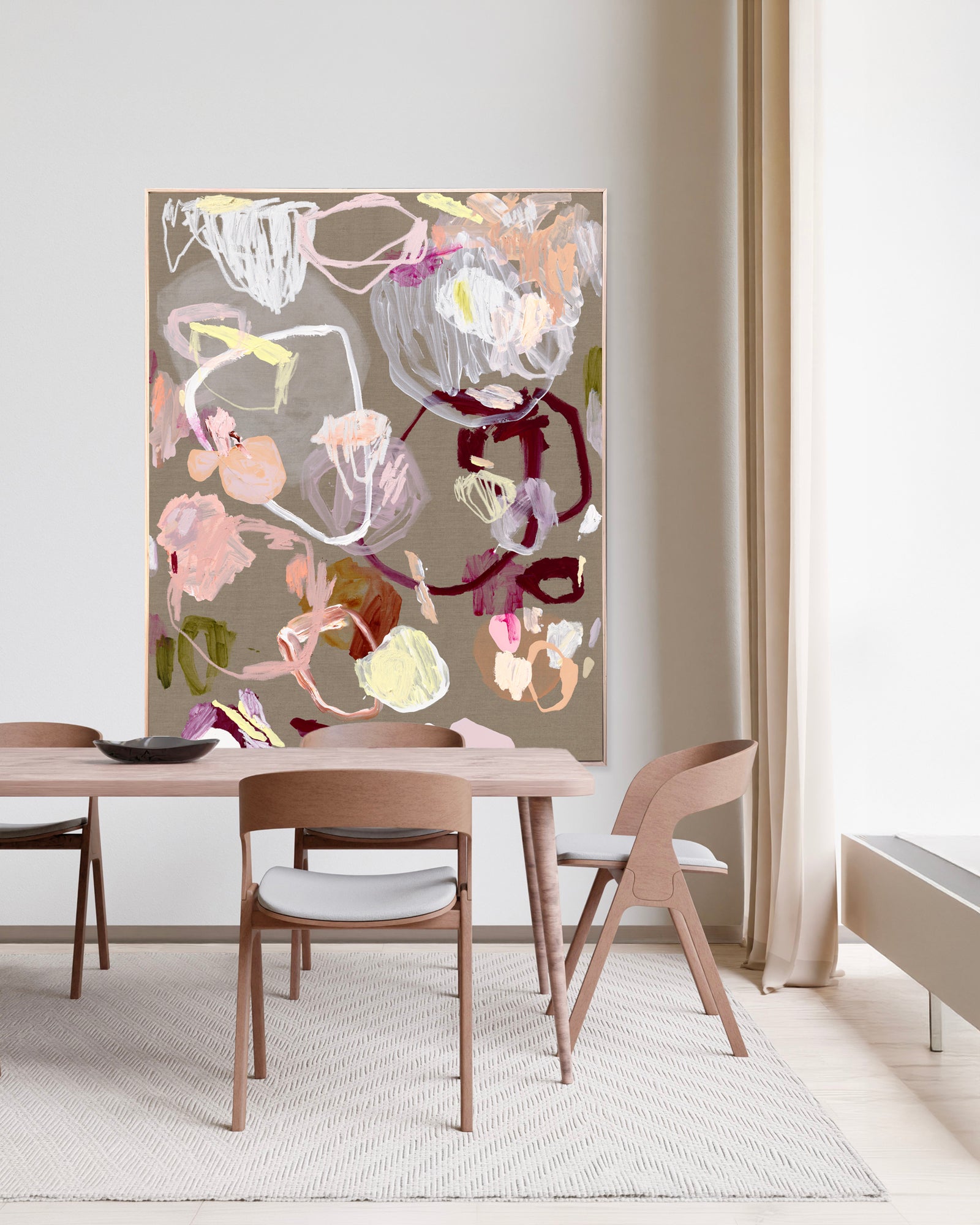 Australian abstract artist | large colourful print | modern art | Perth artist