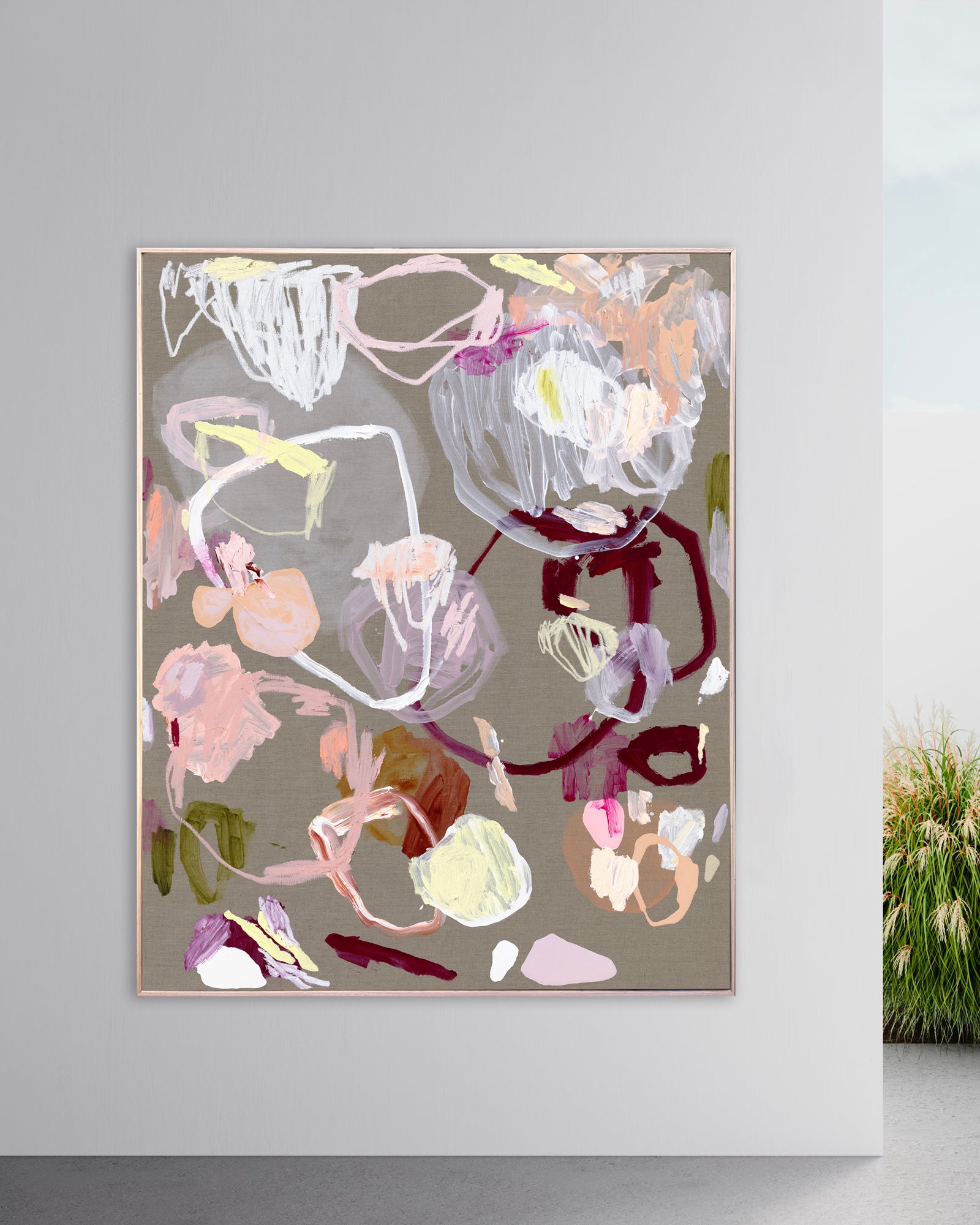 Australian abstract artist | large colourful print | modern art | Perth artist